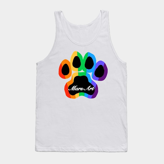 Pride Flag Tank Top by MarsArt